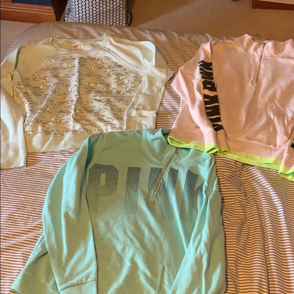 3 L Pink sweatshirts